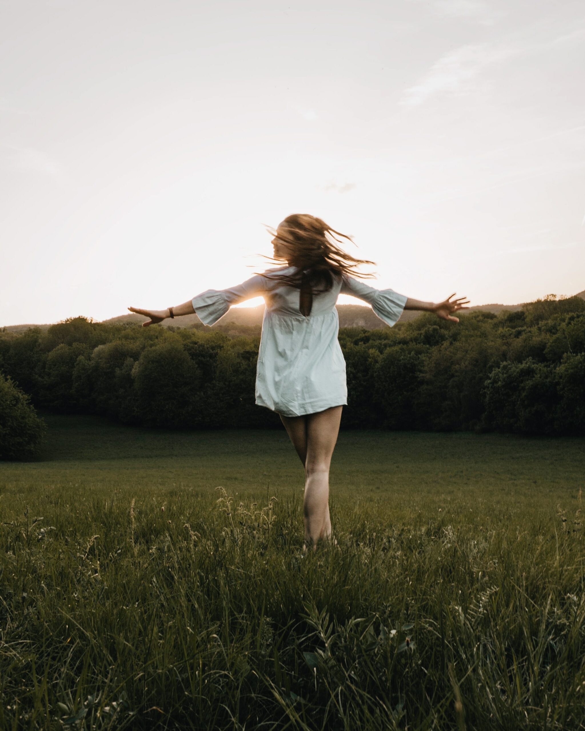 girl in the nature